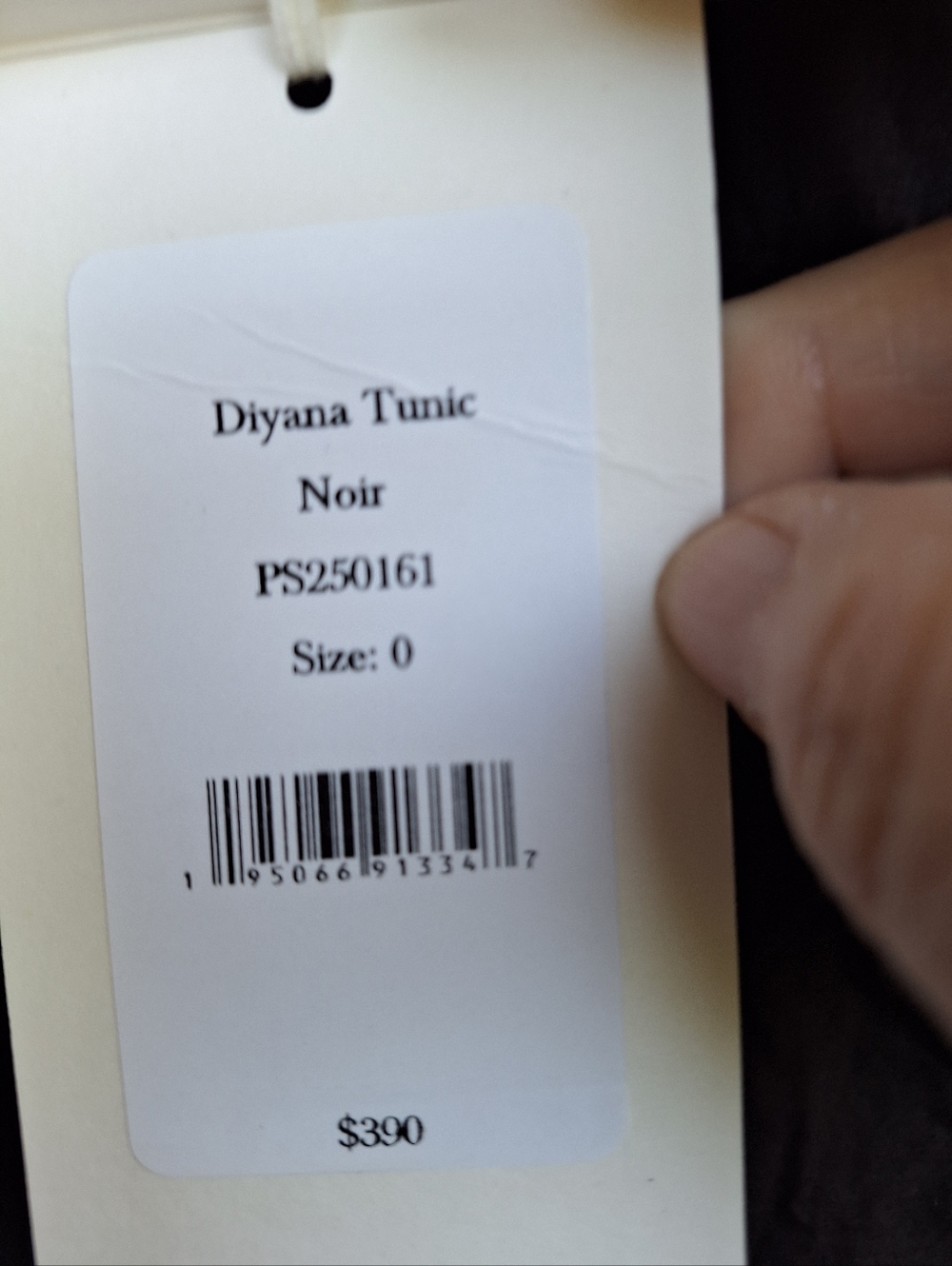 Ulla Johnson Black Diyana Tunic Noir Size O, 12 Available - Picture 9 of 9